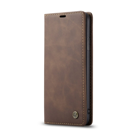 CaseMe-013 Multifunctional Horizontal Flip Leather Case with Card Slot & Holder & Wallet for iPhone 11 Pro(coffee)