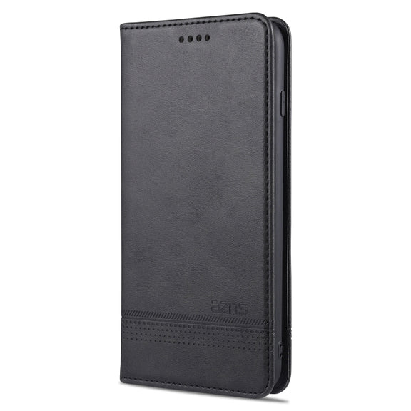AZNS Magnetic Calf Texture Horizontal Flip Leather Case with Card Slots & Holder & Wallet For iPhone 8 / 7(Black)