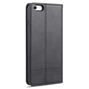 AZNS Magnetic Calf Texture Horizontal Flip Leather Case with Card Slots & Holder & Wallet For iPhone 8 / 7(Black)