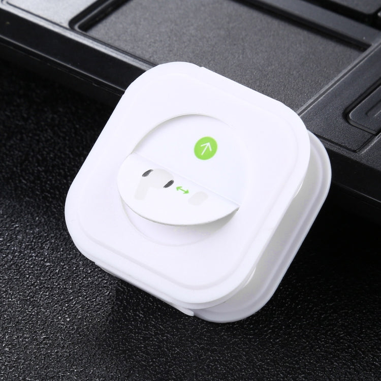 2 Pairs Soft Silicone Ear Caps with Net for AirPods Earphones, Size:M
