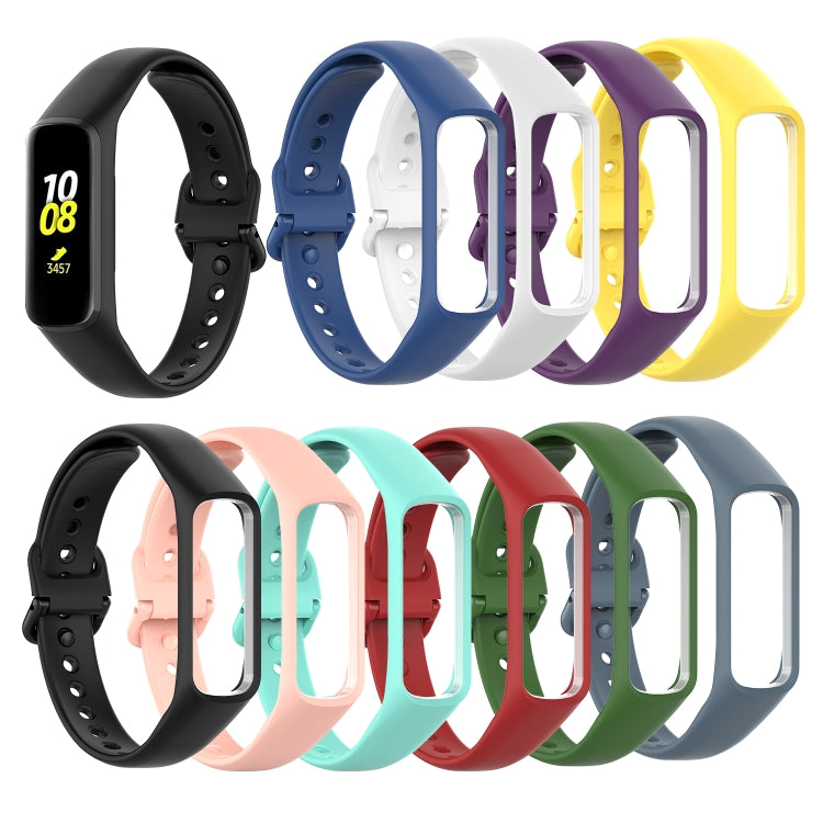 For Samsung Galaxy Fit 2 Silicone Watch Band(Pink)