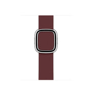 Modern Style Leather Watch Band For Apple Watch 42mm / 41mm / 40mm / 38mm(Coffee)