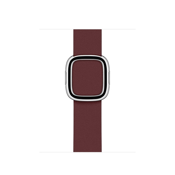 Modern Style Leather Watch Band For Apple Watch 42mm / 41mm / 40mm / 38mm(Coffee)