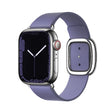 Modern Style Leather Watch Band For Apple Watch 42mm / 41mm / 40mm / 38mm(Purple)