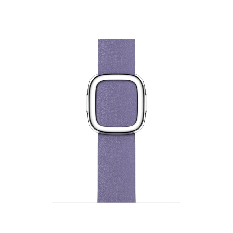 Modern Style Leather Watch Band For Apple Watch 42mm / 41mm / 40mm / 38mm(Purple)