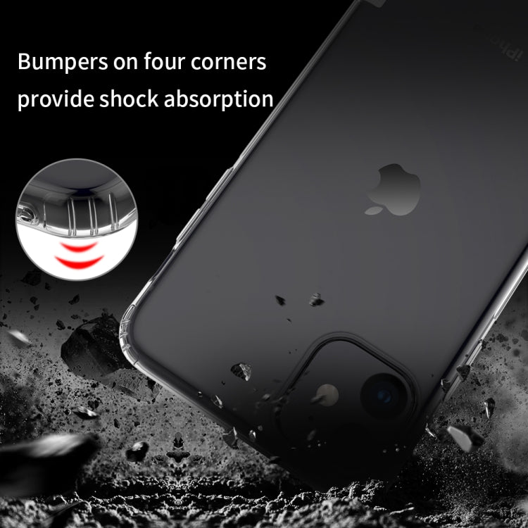 For iPhone 11 NILLKIN Nature TPU Transparent Soft Protective Case(White)
