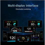 C1 OBD2 + GPS Mode Car HUD Head-up Display Compass / Speed / Water Temperature / Voltage Display / Speed / Fault Alarm / Navigation Function