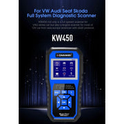 KONNWEI KW450 Car 2.8 inch TFT Color Screen Battery Tester Support 2 Languages / System  XP WIN7 WIN8 WIN10