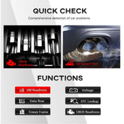 KONNWEI KW860 Car 2.8 inch TFT Color Screen Battery Tester Support 8 Languages / I Key Analysis Function