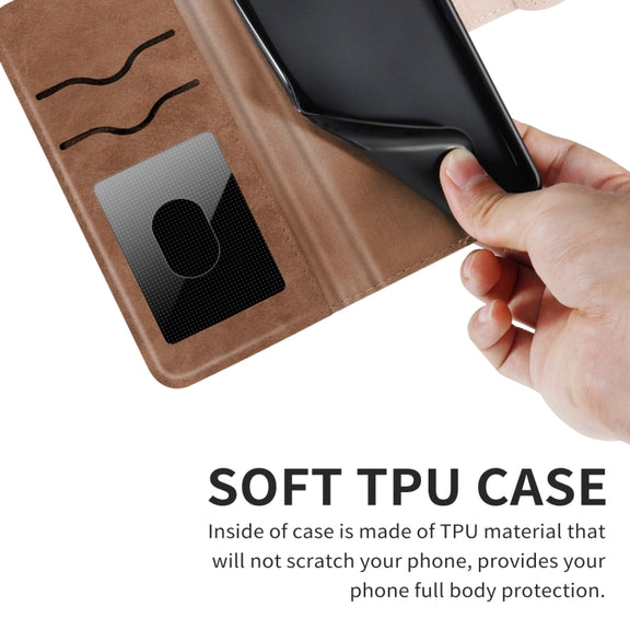 For Samsung Galaxy Note10+ Life of Tree Embossing Pattern Horizontal Flip Leather Case with Holder & Card Slot & Wallet & Photo Frame & Lanyard(Brown)