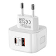 YSY-6087 20W PD + QC 3.0 Dual Ports Travel Charger Power Adapter, EU Plug - USB Charger by PMC TechLife | Online Shopping South Africa | PMC TechLife | Buy Now Pay Later Mobicred