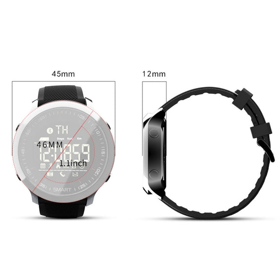 Lokmat MK18 1.1 inch Circle Screen IP68 Water-resistant Smart Watch, Support Information Reminder / Remote Camera / Walking Motion Monitor(Orange)