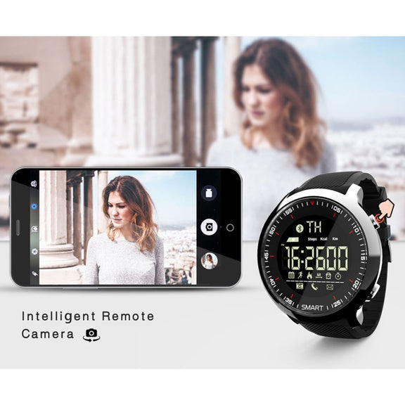 Lokmat MK18 1.1 inch Circle Screen IP68 Water-resistant Smart Watch, Support Information Reminder / Remote Camera / Walking Motion Monitor(Orange)