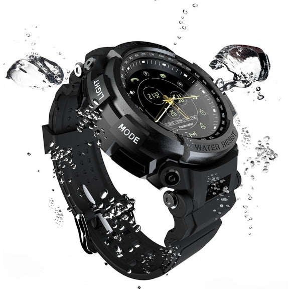 Lokmat MK28 1.4 inch FSTN Screen IP68 Water-resistant Smart Watch, Support Information Reminder / Remote Camera / Sport Record(Black)