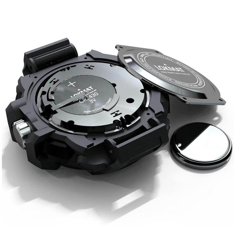 Lokmat MK28 1.4 inch FSTN Screen IP68 Water-resistant Smart Watch, Support Information Reminder / Remote Camera / Sport Record(Black)
