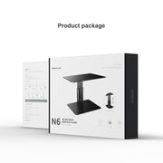 NILLKIN N6 Adjustable High Desk Laptop Monitor Stand Holder (Silver)