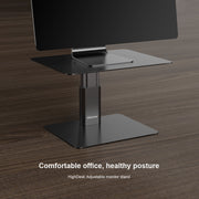 NILLKIN N6 Adjustable High Desk Laptop Monitor Stand Holder (Silver)