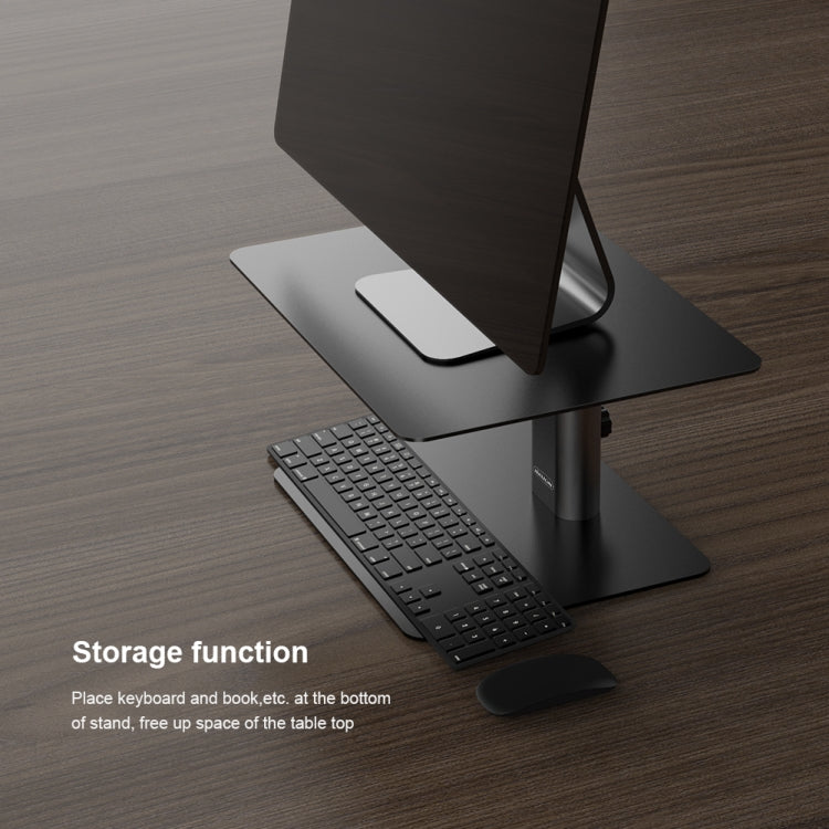 NILLKIN N6 Adjustable High Desk Laptop Monitor Stand Holder (Silver)