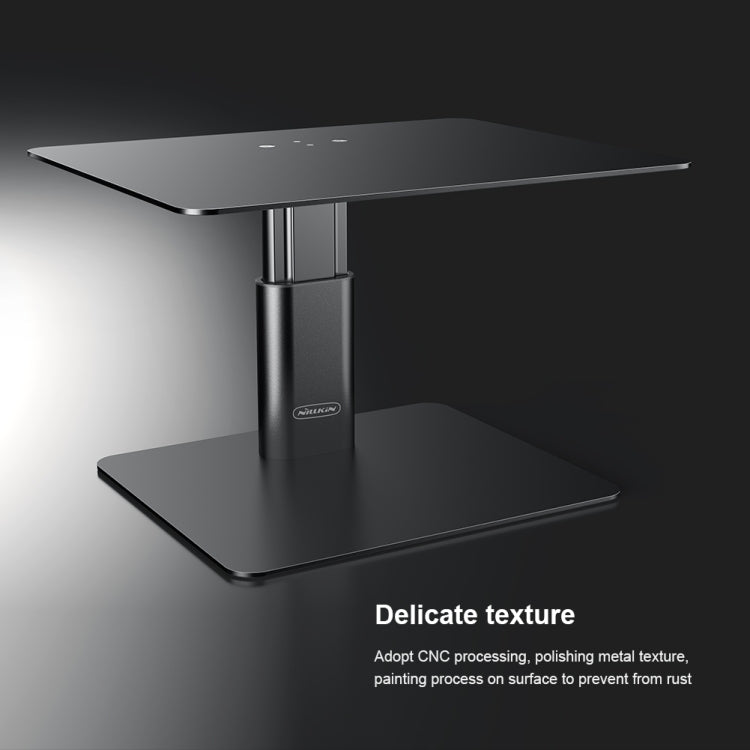 NILLKIN N6 Adjustable High Desk Laptop Monitor Stand Holder (Silver)