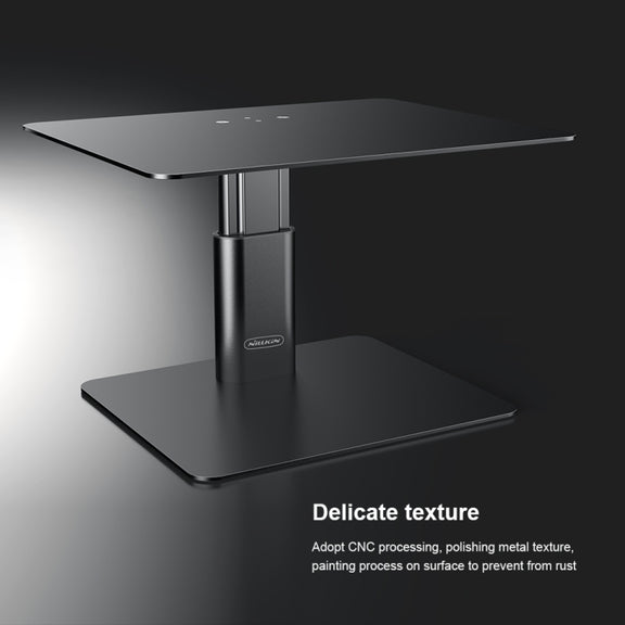 NILLKIN N6 Adjustable High Desk Laptop Monitor Stand Holder (Silver)
