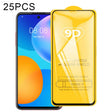 For Huawei P Smart 2021 25 PCS 9D Full Glue Full Screen Tempered Glass Film - Huawei Tempered Glass by PINWUYO | Online Shopping South Africa | PMC TechLife | Buy Now Pay Later Mobicred