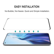 For Xiaomi Mi 11 (Edge Glue) 25 PCS 9H HD 3D Curved Edge Tempered Glass Film(Black)