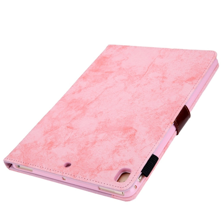 For iPad 10.2 2021 / 2020 / 2019 Business Style Horizontal Flip Leather Case, with Holder & Card Slot & Photo Frame & Sleep / Wake-up Function(Pink)