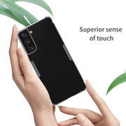 For Samsung Galaxy S21+ 5G NILLKIN Nature TPU Transparent Soft Protective Case(Grey)