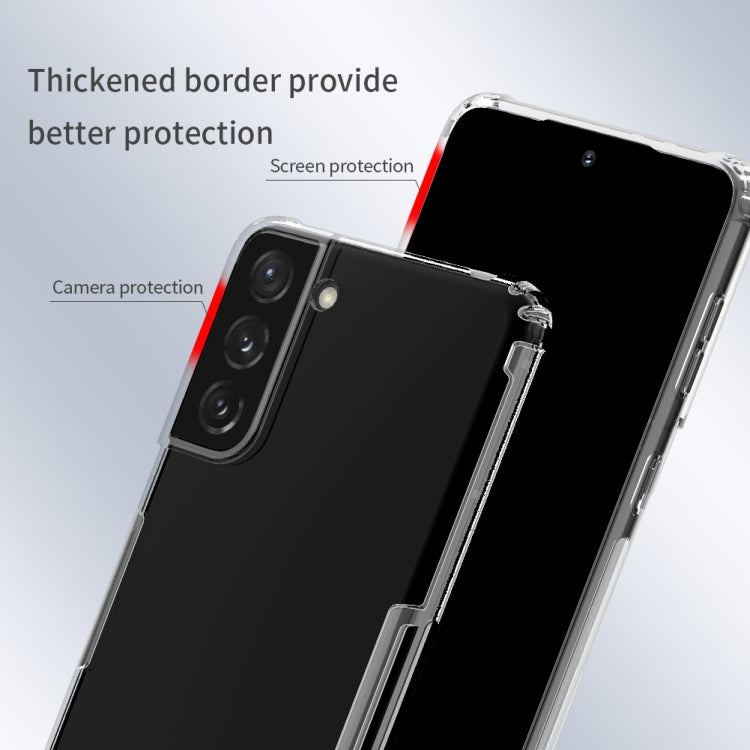 For Samsung Galaxy S21+ 5G NILLKIN Nature TPU Transparent Soft Protective Case(Grey)