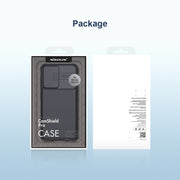For Samsung Galaxy S21 5G NILLKIN Black Mirror Pro Series Camshield Full Coverage Dust-proof Scratch Resistant Phone Case(Blue)