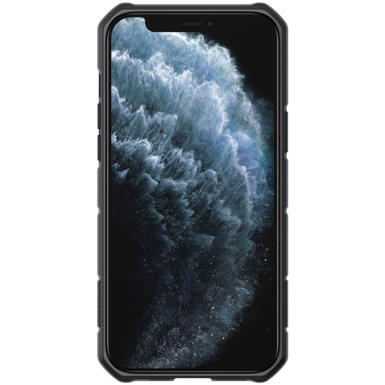 For iPhone 12 Pro Max NILLKIN Shockproof CamShield Armor Protective Case with Invisible Ring Holder(Black)