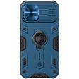 For iPhone 12 Pro Max NILLKIN Shockproof CamShield Armor Protective Case with Invisible Ring Holder(Blue) - iPhone 12 / 12 Pro Cases by NILLKIN | Online Shopping South Africa | PMC TechLife