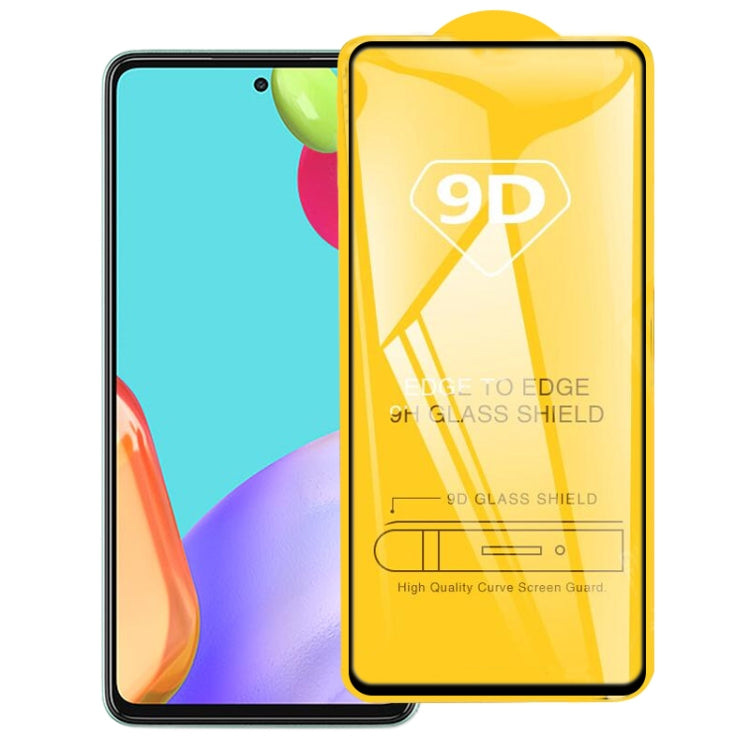 For Samsung Galaxy A52 5G / 4G 9D Full Glue Full Screen Tempered Glass Film