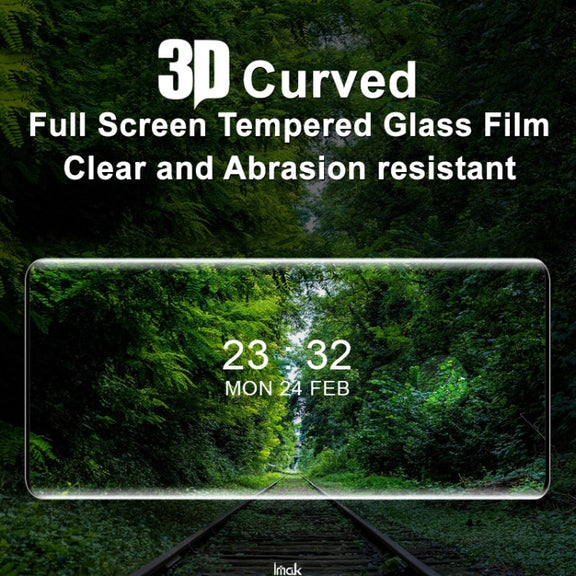 For Samsung Galaxy S21 Ultra 5G IMAK 3D Curved Full Screen Tempered Glass Film