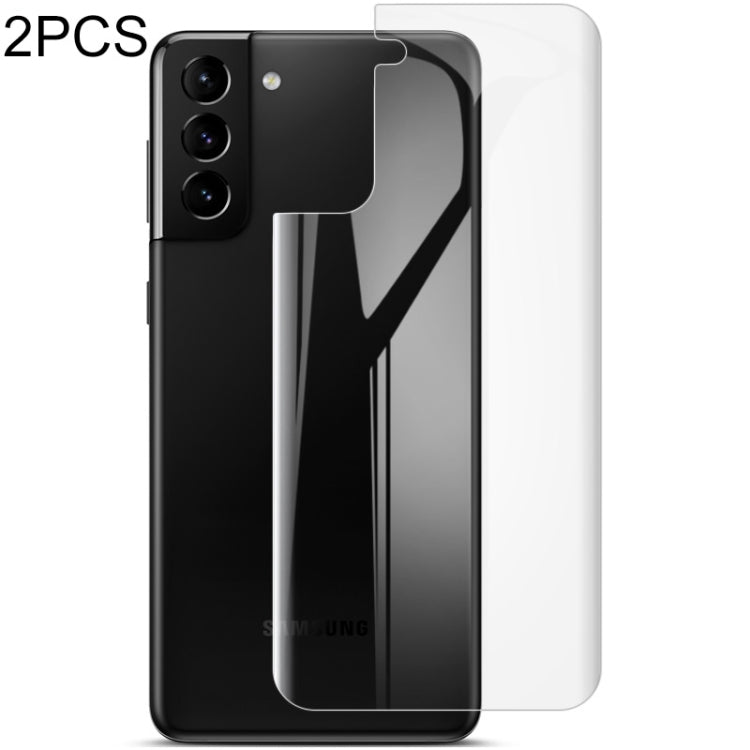 For Samsung Galaxy S21 5G 2pcs IMAK 0.15mm Curved Full Screen Protector Hydrogel Film Back Protector