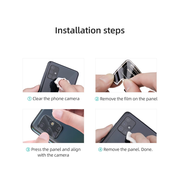 For Samsung Galaxy S21 5G NILLKIN InvisiFilm Series Back Camera Lens Film