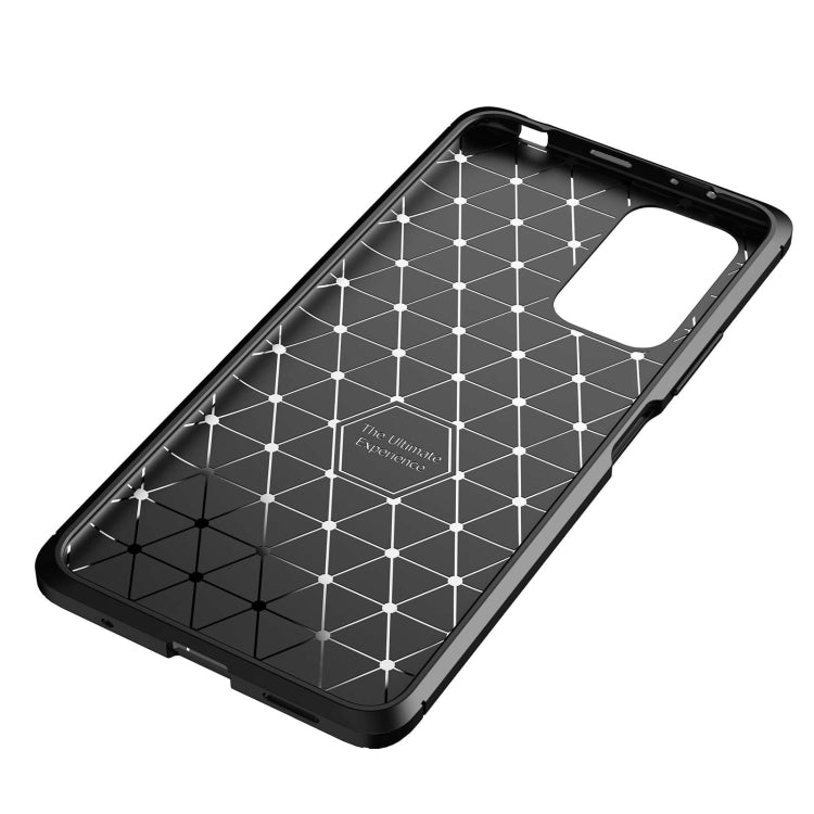 For Xiaomi Redmi Note 10 Pro / Note 10 Pro Max Carbon Fiber Texture Shockproof TPU Case(Black)