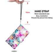 For Huawei Y9a Coloured Drawing Cross Texture Horizontal Flip PU Leather Case with Holder & Card Slots & Wallet & Lanyard(Gradient Colorful Flower)