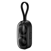 Remax TWS-15 Bluetooth 5.0 Portable Wristband Style True Wireless Stereo Earphone(Black)