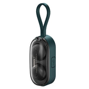 Remax TWS-15 Bluetooth 5.0 Portable Wristband Style True Wireless Stereo Earphone(Green)
