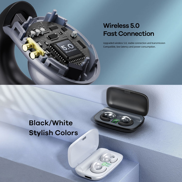 Remax TWS-17 Bluetooth 5.0 Ear Clip Style True Wireless Stereo Bluetooth Earphone(White)