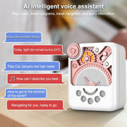 REMAX RB-M53 Mini AI Intelligent Bluetooth 5.0 Speaker(Pink)
