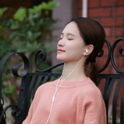REMAX RM-588 In-Ear Stereo Sleep Earphone with Wire Control & MIC & Support Hands-free(Black)