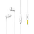 REMAX RM-588 In-Ear Stereo Sleep Earphone with Wire Control & MIC & Support Hands-free(White) - Normal Style Earphone by REMAX | Online Shopping South Africa | PMC TechLife | Buy Now Pay Later Mobicred