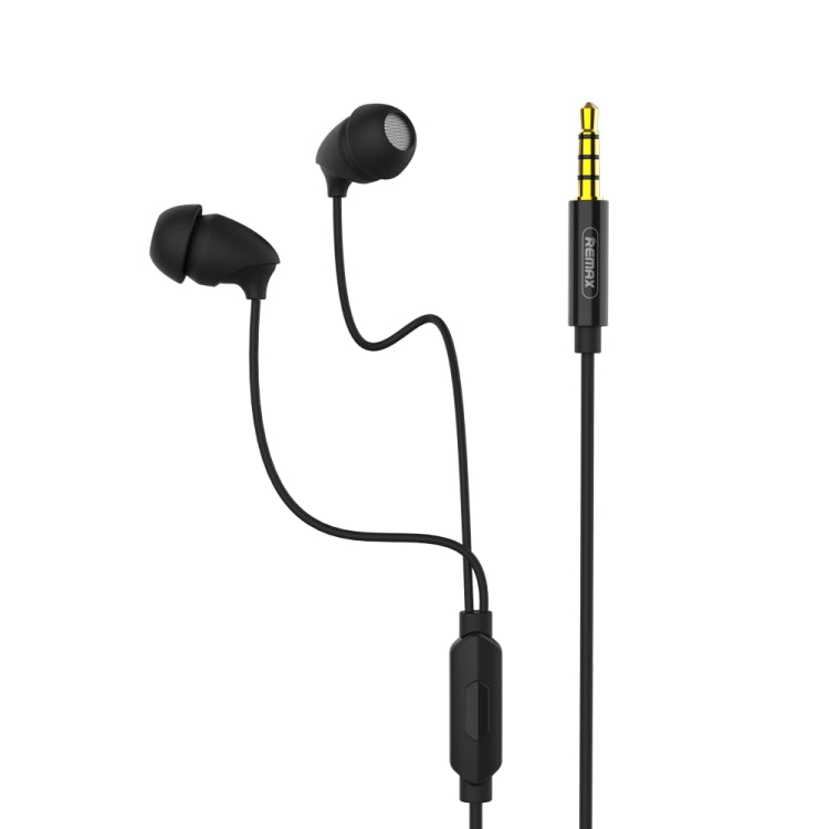 REMAX RM-588 In-Ear Stereo Sleep Earphone with Wire Control & MIC & Support Hands-free(White)