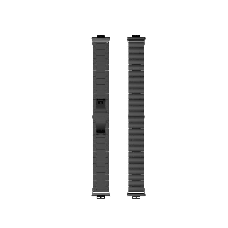 For Huawei Watch Fit Stainless Steel Watch Band(Black)
