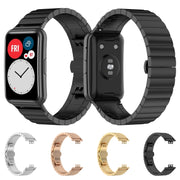 For Huawei Watch Fit Stainless Steel Watch Band(Black)