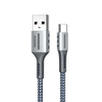 Remax RC-003a 2.4A Type-C / USB-C Barrett Series Charging Data Cable, Length: 1m(Silver) - free shipping - PMC TechLife - Order now!