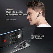 Remax RB-T38 Bluetooth 5.0 Wireless Metal Noise Reduction Bluetooth Earphone(Black)