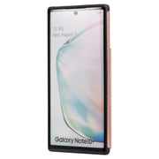 For Samsung Galaxy Note 10 Pro Flower Embossing Pattern Shockproof Protective Case with Holder & Card Slots & Photo Frame(Rose Gold)